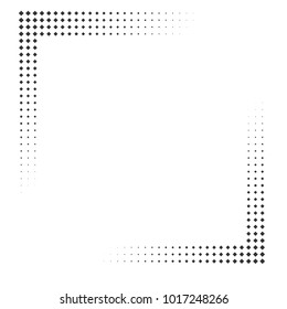 Abstract halftone texture with rhombuses. Vector. Modern background for posters, websites, web pages, business cards, postcards, interior design. Punk, pop, grunge in vintage style. Minimalism.