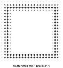 Abstract halftone texture with rhombuses. Vector. Modern background for posters, websites, web pages, business cards, postcards, interior design. Punk, pop, grunge in vintage style. Minimalism.