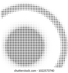 Abstract halftone texture with rhombuses. Vector. Modern background for posters, websites, web pages, business cards, postcards, interior design. Punk, pop, grunge in vintage style. Minimalism.