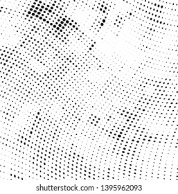 Abstract halftone texture sets. Monochrome dots pattern chaotic. Print background template
