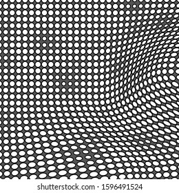 Abstract halftone texture. Vector chaotic background