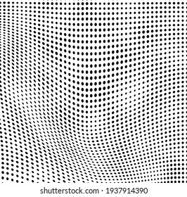 Abstract halftone texture. Vector chaotic background
