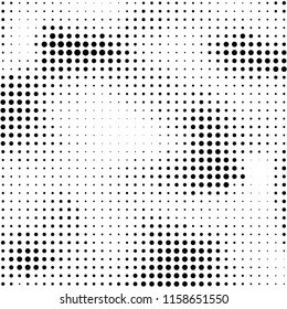 Abstract halftone texture. Vector. Modern background for posters, websites, web pages, business cards, postcards, interior design. Punk, pop, grunge in vintage style. Minimalism.