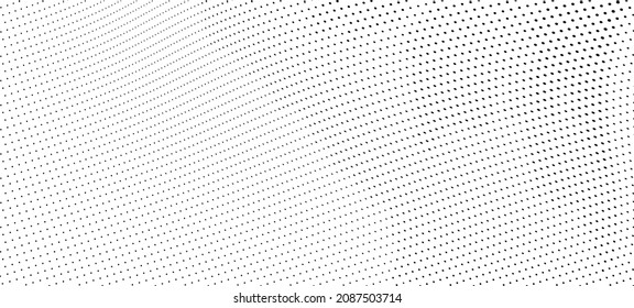 Abstract halftone texture wave monochrome