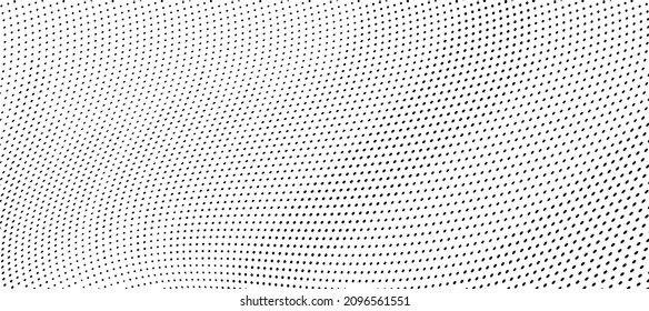 Abstract halftone texture wave monochrome