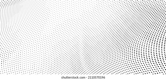 Resumen de la onda de textura media monocroma