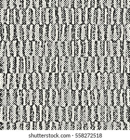 Abstract halftone textured distressed background. Seamless pattern.