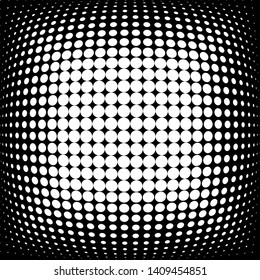Abstract Halftone vector art illustration