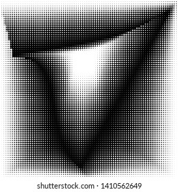abstract Halftone Vector Art Illustration