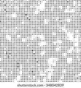 Abstract halftone vector background. Black and white dotted pattern 