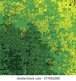 Abstract halftone vector background. Colorful background with half tone dots