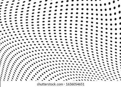 Abstract halftone vector background. Dots illustration.