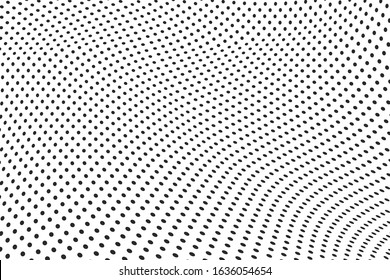 Abstract halftone vector background. Dots illustration.