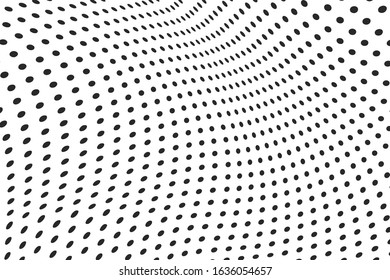 Abstract halftone vector background. Dots illustration.
