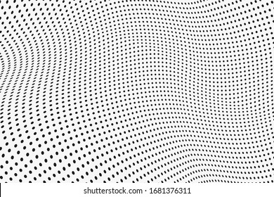 Abstract halftone vector background. Dots illustration.