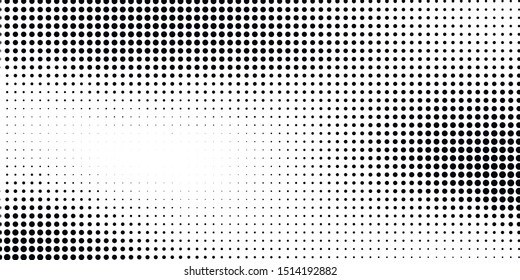 Abstract Halftone Vector Background. Grunge Effect Dotted Pattern