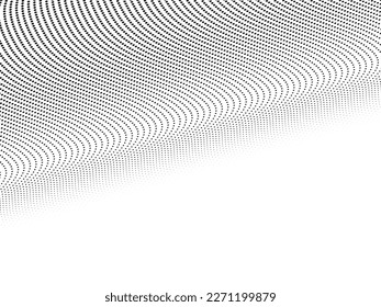 Abstract halftone vector background points are used for posters, business cards, analog labels and stickers.