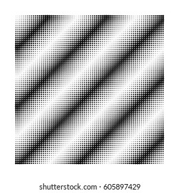 Abstract halftone vector element. Modern doted background. Conceptual vector shape for design posters, business cards, postcards, labels, text and inscriptions. Vintage form.