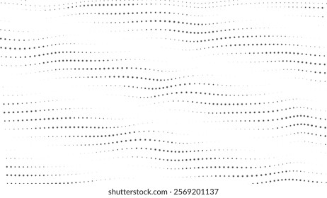 Abstract halftone vector illustration, fabric halftone pattern black and white texture background