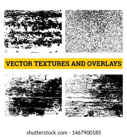 Abstract halftone vector illustration. Grunge textures and overlays for background and design.
