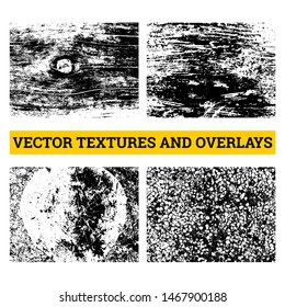 Abstract halftone vector illustration. Grunge textures and overlays for background and design.