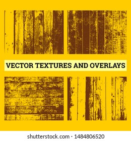 Abstract halftone vector illustration. Grunge textures and overlays for background and design.