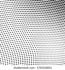 Abstrakter Halbtonhintergrund. Monochrome Grunge-Muster. Vektorkunsttextur. Muster für den Druck auf Visitenkarten, Plakaten, Packpapier
