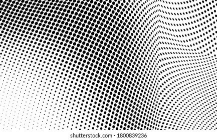 Abstrakter Halbtonhintergrund. Monochrome Grunge-Muster. Vektorkunsttextur. Muster für den Druck auf Visitenkarten, Plakaten, Packpapier