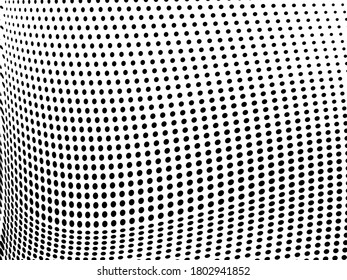 Resumen del fondo de la onda de medio tono. Patrón de fondo monocromo. Textura de arte vectorial. Plantilla para imprimir en tarjetas de visita, carteles, papel envolvente