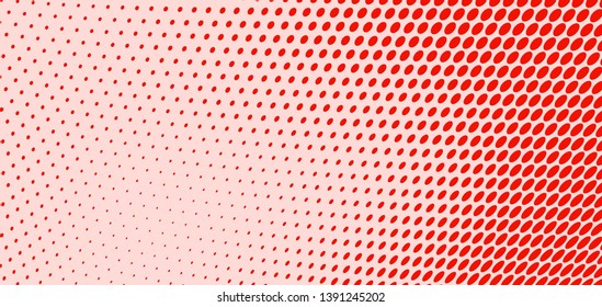 Abstract halftone wave background. Vintage art texture. Chaotic vector pattern. Template for printing on business cards, labels, badges