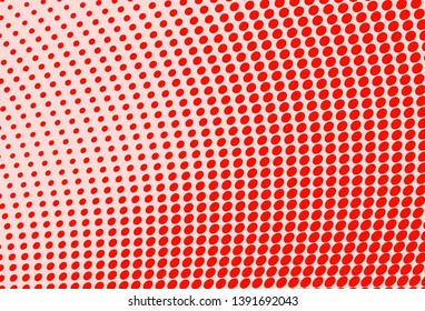Abstract halftone wave background. Vintage art texture. Chaotic vector pattern. Template for printing on business cards, labels, badges