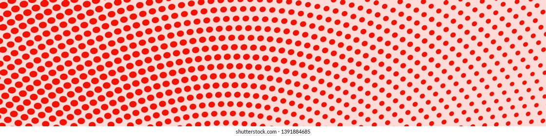 Abstract halftone wave background. Vintage art texture. Chaotic vector pattern. Template for printing on business cards, labels, badges