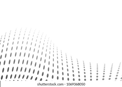 Abstract halftone wave dots  background. Futuristic dots vector illustration.
