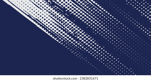 Abstract halftone wave dots background. Futuristic twisted grunge pattern, dots, circles. Vector modern optical pop art texture for posters and others