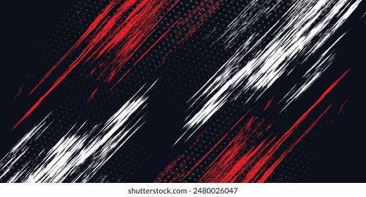 Fondo Abstractas de puntos de onda de semitonos. Futurista patrón de grunge torcido, puntos, círculos. Vector de textura de arte pop óptico moderno para carteles, tarjetas de visita y