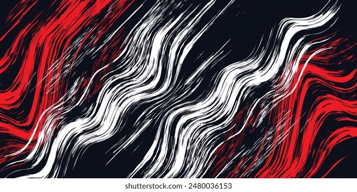 Abstract halftone wave dots background. Futuristic twisted grunge pattern, dots, circles. Vector modern optical pop art texture for posters, business cards and