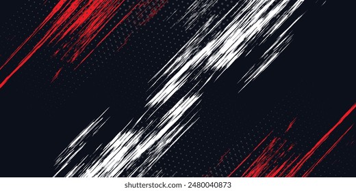 Abstract halftone wave dots background. Futuristic twisted grunge pattern, dots, circles. Vector modern optical pop art texture for posters, business cards and