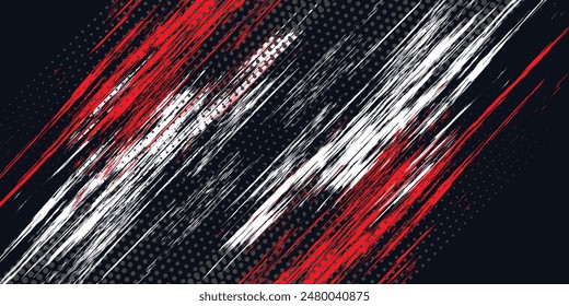 Abstract halftone wave dots background. Futuristic twisted grunge pattern, dots, circles. Vector modern optical pop art texture for posters, business cards and