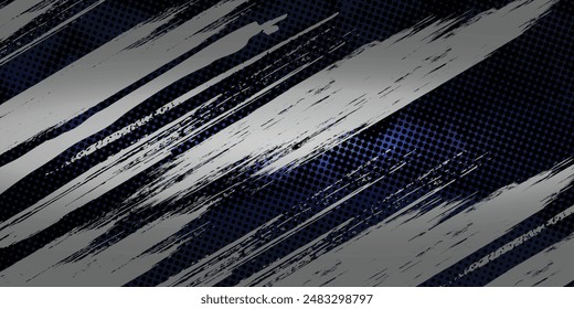 Abstract halftone wave dots background. Futuristic twisted grunge pattern, dots, circles. Vector modern optical pop art texture for posters, business cards and etc