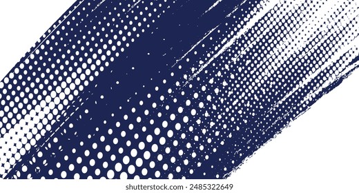 Abstract halftone wave dots background. Futuristic twisted grunge pattern, dots, circles. Vector modern optical pop art texture for posters, business cards vector arts modern
