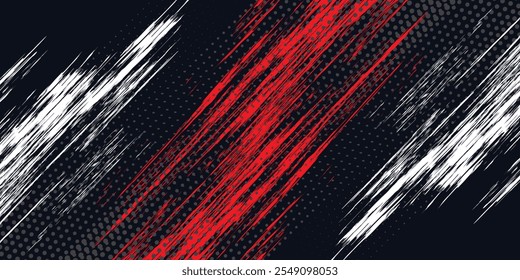 Abstract halftone wave dots background. Futuristic twisted grunge pattern, dots, circles. Vector modern optical pop art texture for posters, business cards and