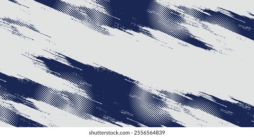 Abstract halftone wave dots background. Futuristic twisted grunge pattern, dots, circles. Vector modern optical pop art texture for posters, business cards and