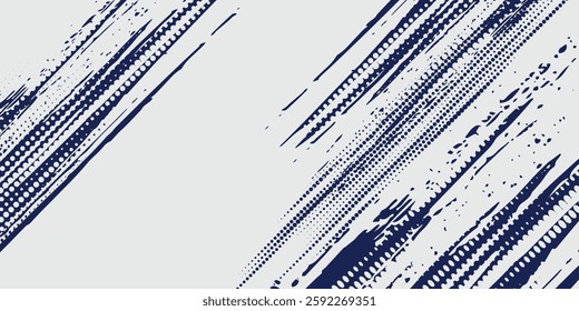 Abstract halftone wave dots background. Futuristic twisted grunge pattern, dots, circles. Vector modern optical pop art texture for posters modern banner