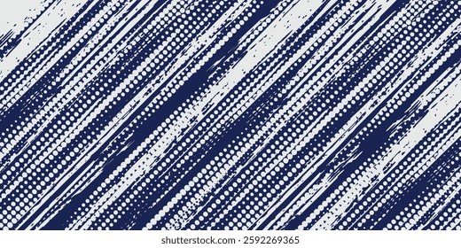 Abstract halftone wave dots background. Futuristic twisted grunge pattern, dots, circles. Vector modern optical pop art texture for posters modern banner