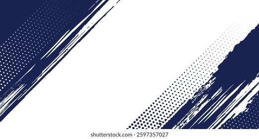 Abstract halftone wave dots background. Futuristic twisted grunge pattern, dots, circles. Vector modern optical pop art texture for posters, business  art
