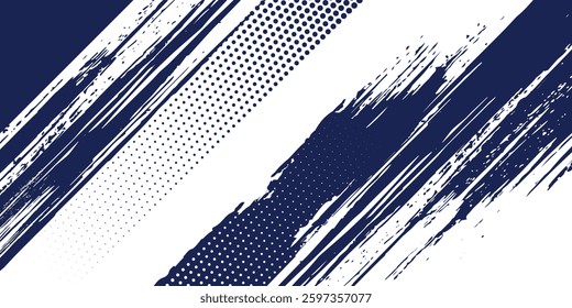 Abstract halftone wave dots background. Futuristic twisted grunge pattern, dots, circles. Vector modern optical pop art texture for posters, business  art