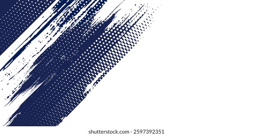 Abstract halftone wave dots background. Futuristic twisted grunge pattern, dots, circles. Vector modern optical pop art texture for posters, business  art