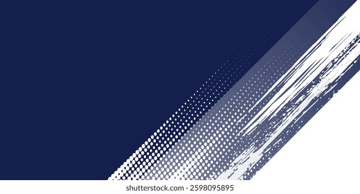 Abstract halftone wave dots background. Futuristic twisted grunge pattern, dots, circles. Vector modern optical pop art texture 