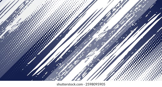 Abstract halftone wave dots background. Futuristic twisted grunge pattern, dots, circles. Vector modern optical pop art texture 