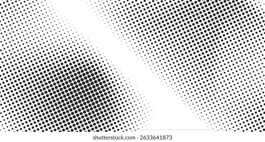 Abstract halftone wave dots background. Futuristic twisted grunge pattern  dots  circles. Vector modern optical pop art texture for poster  business card  cover simple art